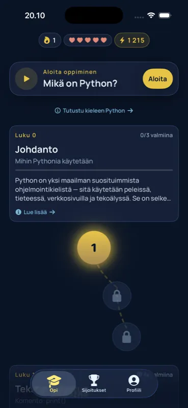 Python-raita – Mikä on Python ja luvun 0 johdanto